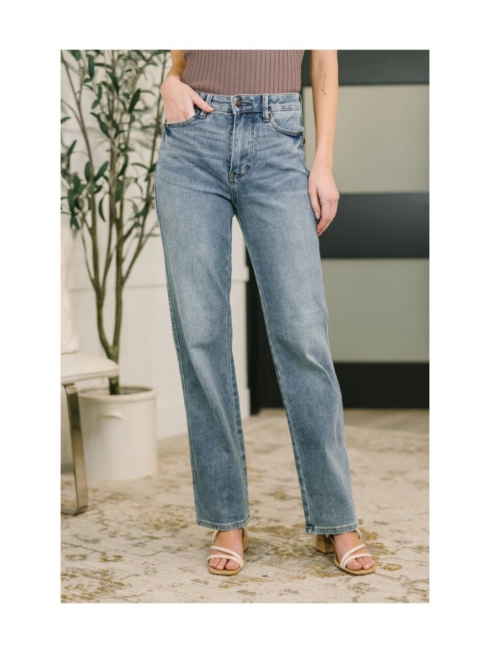 Sabrina High Waist TC Slim Straight